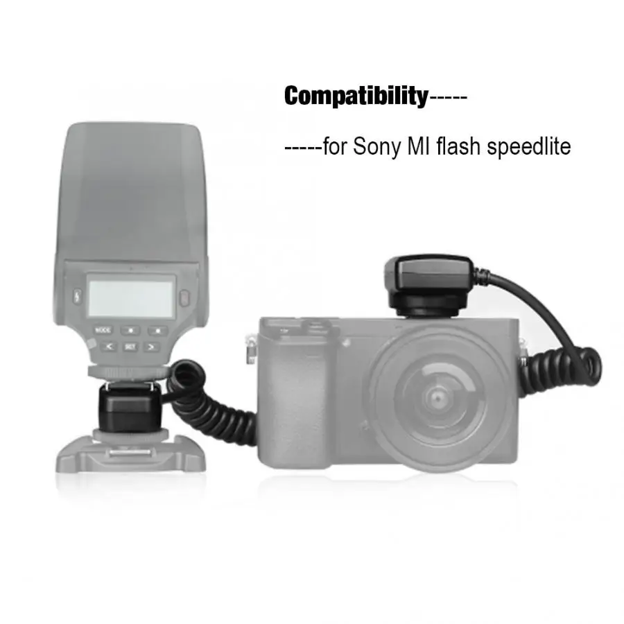 Фотостудия Meike 3 метра ttl Off-camera Flash Cable Cord для sony MI Hot Shoe Mount camera foto studio camera Flash Cable