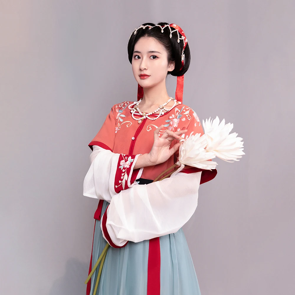 

Melonshow Chinese Traditional Dress Hanfu Women Plus Size Fairy Dress Han Dynasty Cosplay Costume Women Chinese Style Dress