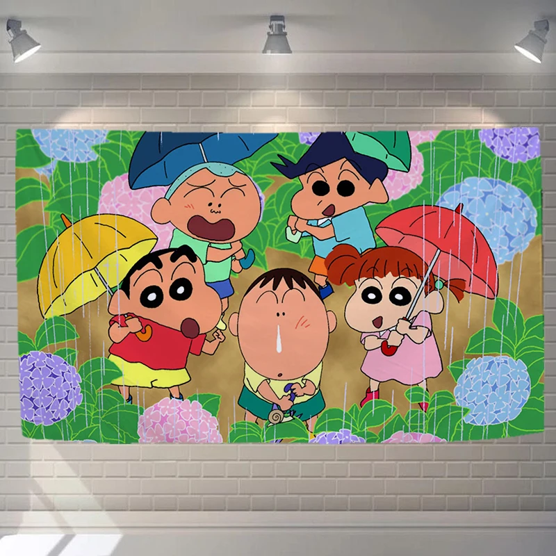

Crayon Shin-chan Painting Tapestry 3D Printing Tapestrying Rectangular Home Decor Wall Hanging 06