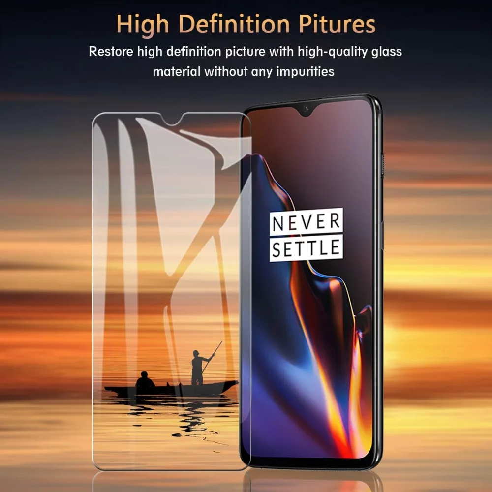 Чехол из закаленного стекла для OnePlus 3 3T 5T 6 6T 7 защита экрана телефона Защитное