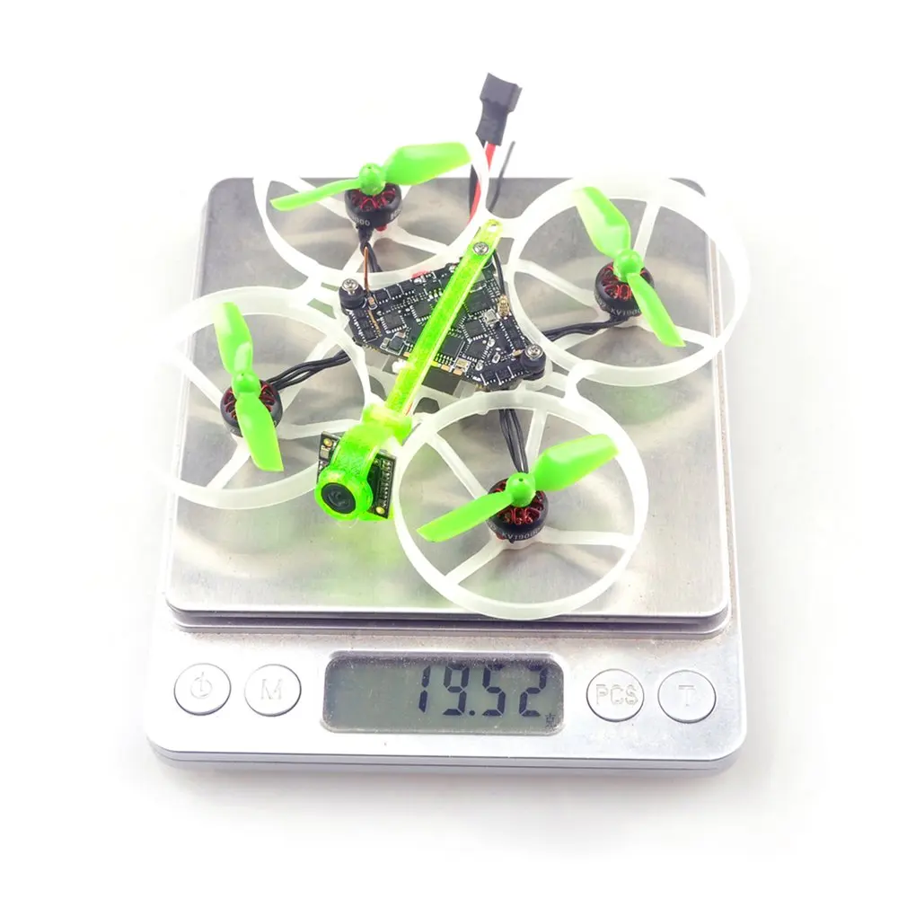 Happymodel-Dron de carreras con visi&oacute;n en primera persona, Moblite7 75mm 1S Whoop Dron, BNF con controlador de vuelo diamante F4 5A BB2 ESC EX 0802 19000KV-2