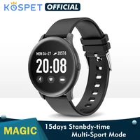 kospet magic smart watch men heart rate monitor blood pressure fitness women bracelet sport kw19 smartwatch for kid wristband