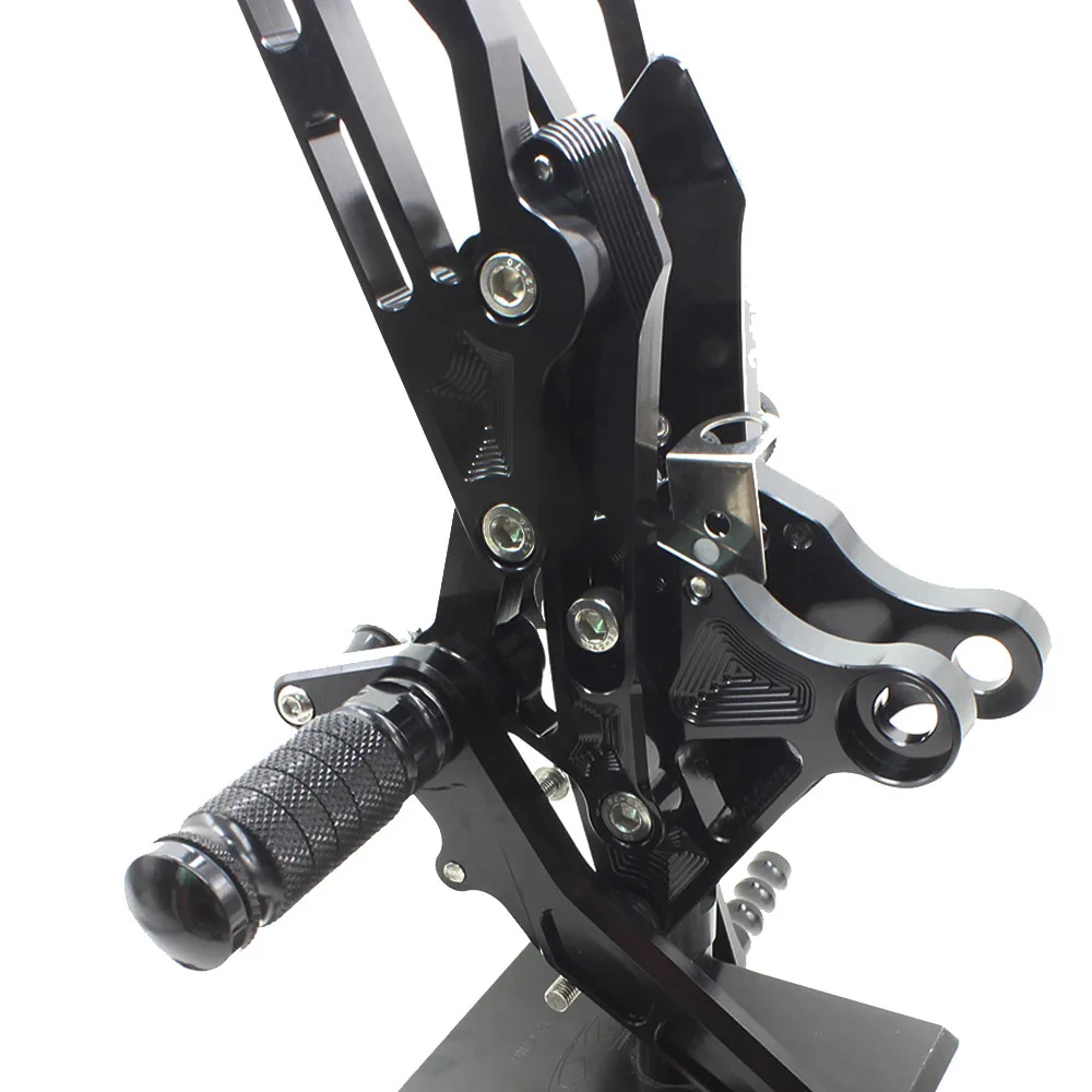 CNC Алюминиевый Регулируемый мотоцикл Rearset подножка задний Набор Подножка педаль Подножка для Honda Grom MSX125 MSX 125 2012- 2013