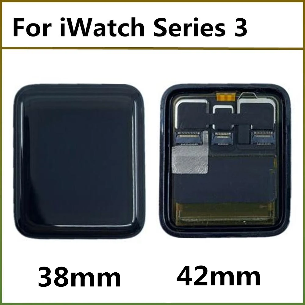 

Экран для Apple iWatch серии 3 38 мм 42 мм GPS Сотовая связь Версия Дисплей кодирующий преобразователь сенсорного экрана в сборе Экран планшета Ассам...