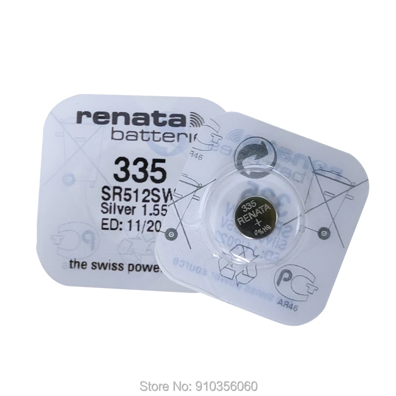 Батарейки для часов Renata SR512SW 335 LR512 5 8 мм х 1 2 55 в | Электроника
