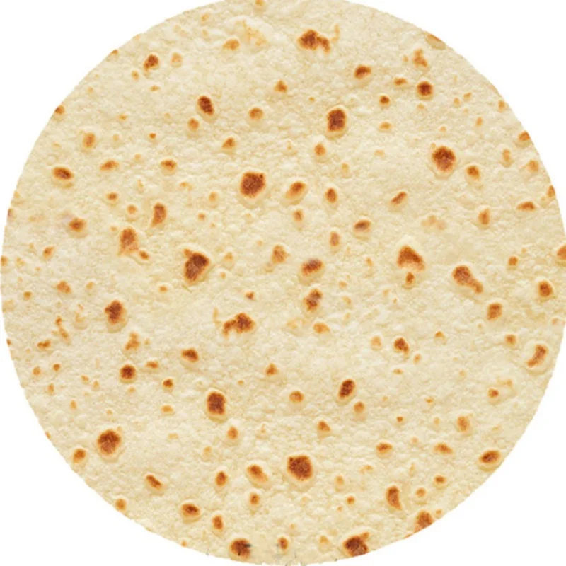 Забавный круглый Детский рюкзачок одеяло искусственное мексиканское Taco Burrito