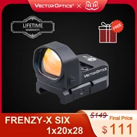 vector optics frenzy x 1x20x28 red dot scope 6 moa handgun pistol sight hunting rilfescope for glock 9mm ar ak 5 56 7 62 308win