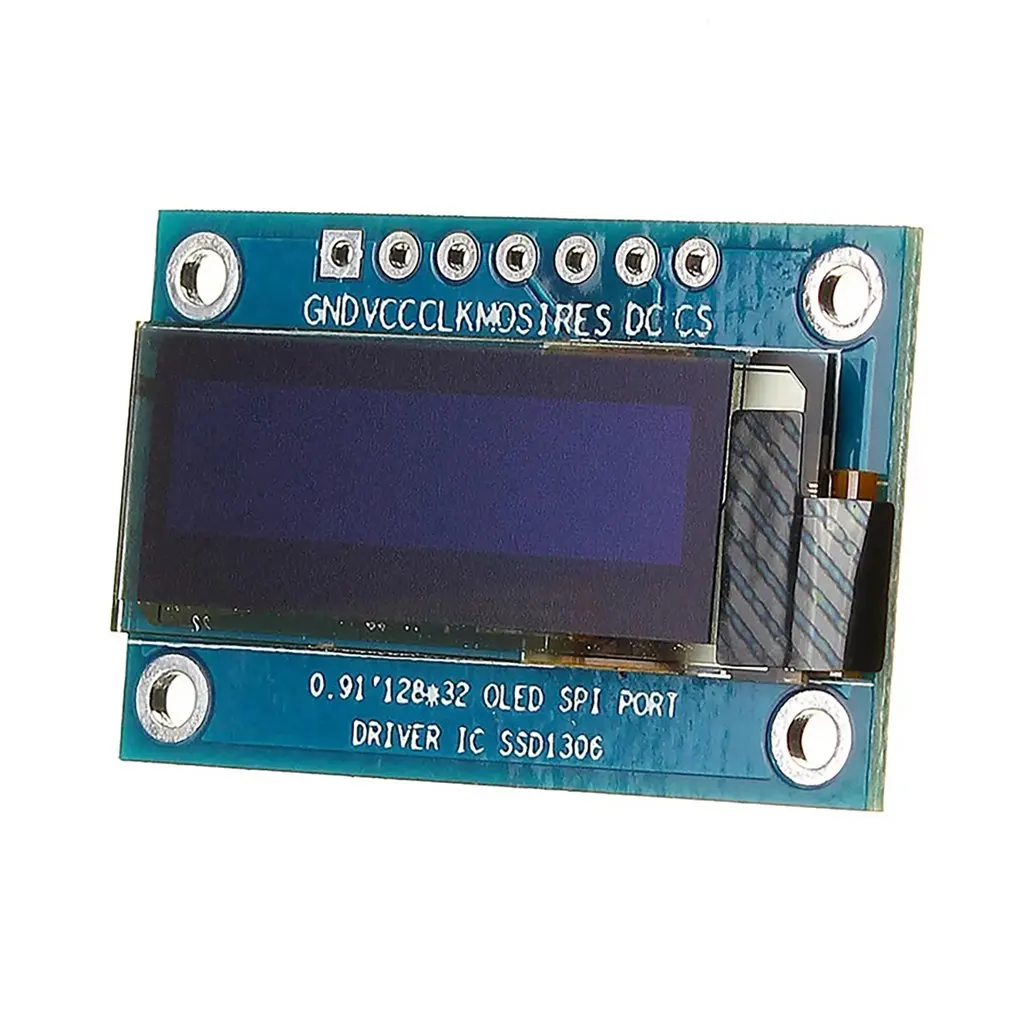

7-pin 0.91 Inch OLED Display Module LCD Module SPI Interface Module Super Bright Meticulous Module For AVR STM32