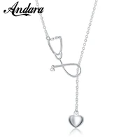 new 925 sterling silver necklace heart shaped necklace o chain silver chain is a gift for women jewelry