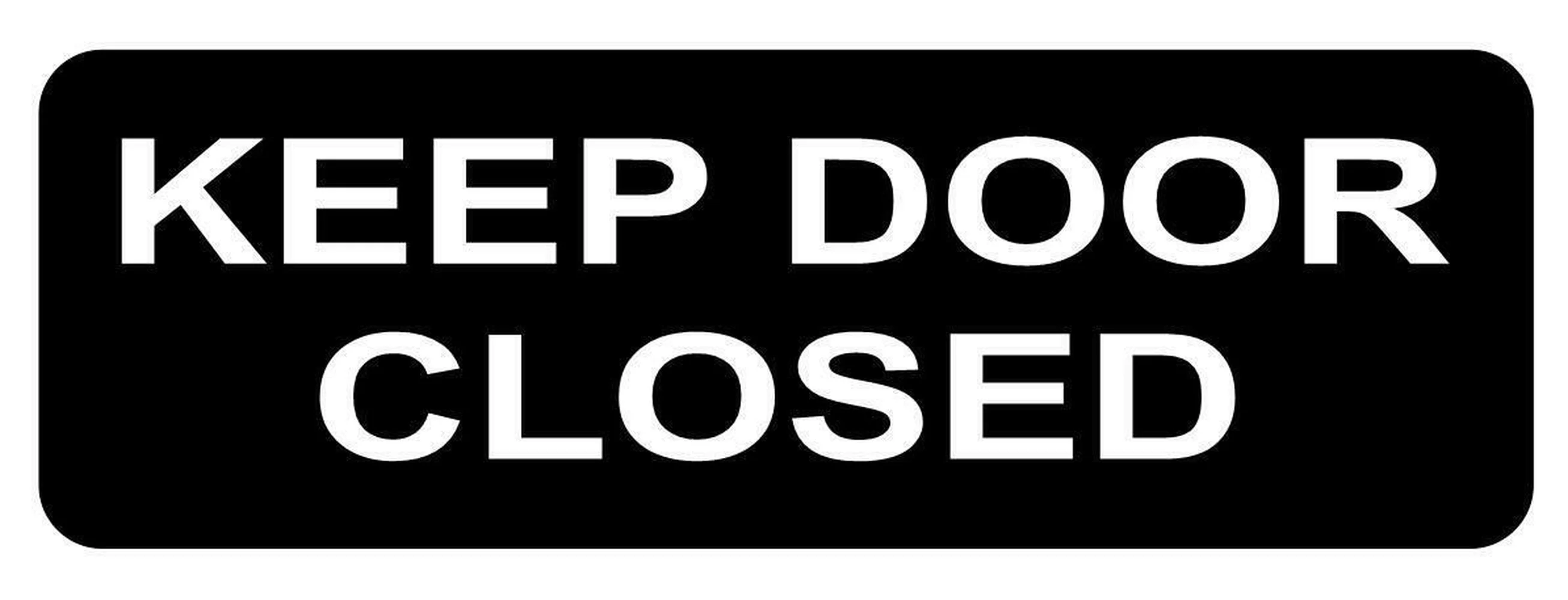 

Индивидуальная акриловая табличка с закрытой дверью для помещений и улицы