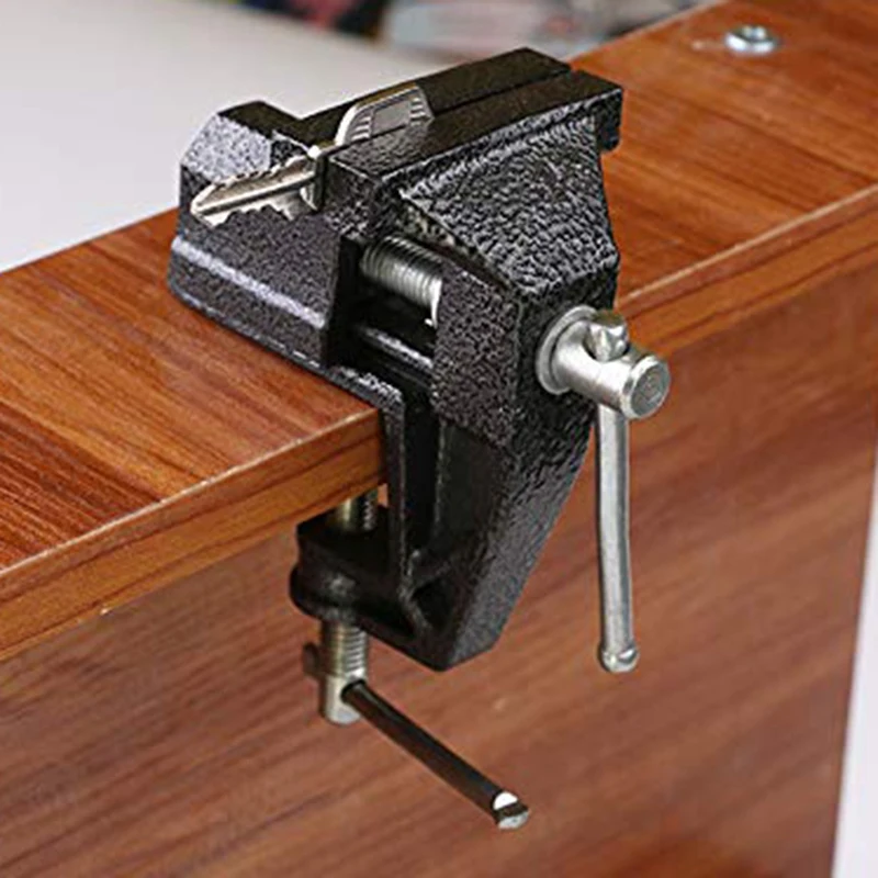 Мини Настольный зажим маленькая скамья тиски новый обновленный чугун