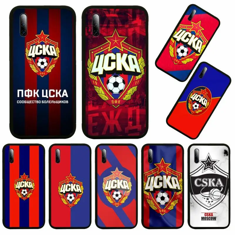 

CSKA Moscow Football Phone Case For Huawei P9 P10 P20 P30 P40 Novi Lite Pro Smart Cover