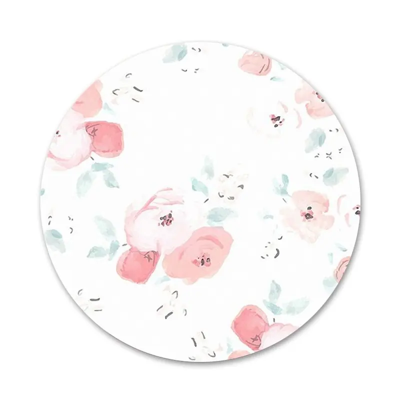 58 мм Модный Новый Популярный цветочный эстетический значок брошь заколка