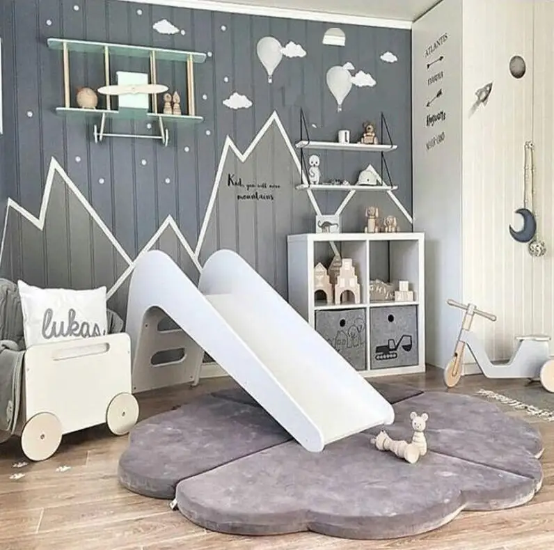 Детский игровой коврик детский коврик-головоломка складной 4 лепестка детские