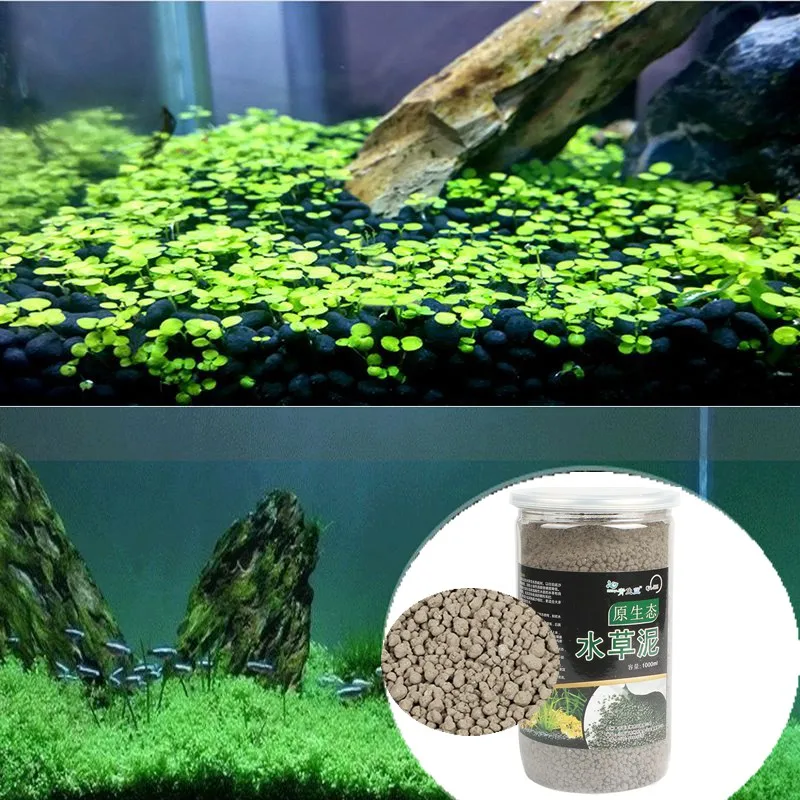 1000 мл аквариум Подложка для аквариумной воды посадка травы почвы рыбы креветки