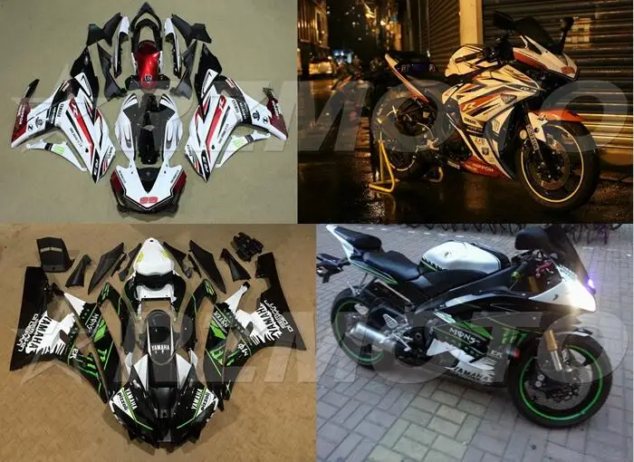 Мотоциклетный обтекатель abs комплект для YAMAHA YZF R1- углеродное волокно узор переводная вода печать ACEKITS Магазин № 0135