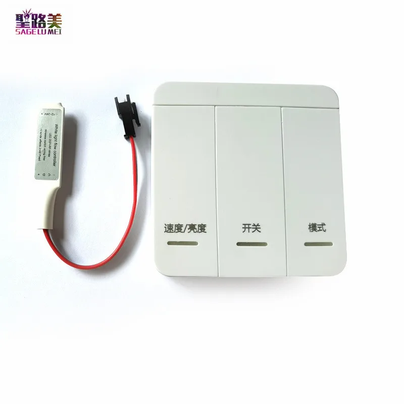 

DC12V-24V LED Panel Pixel Controller For WS2811 Single Color White / Warm White Running Water Flowing Horse Race LED Strip Tape