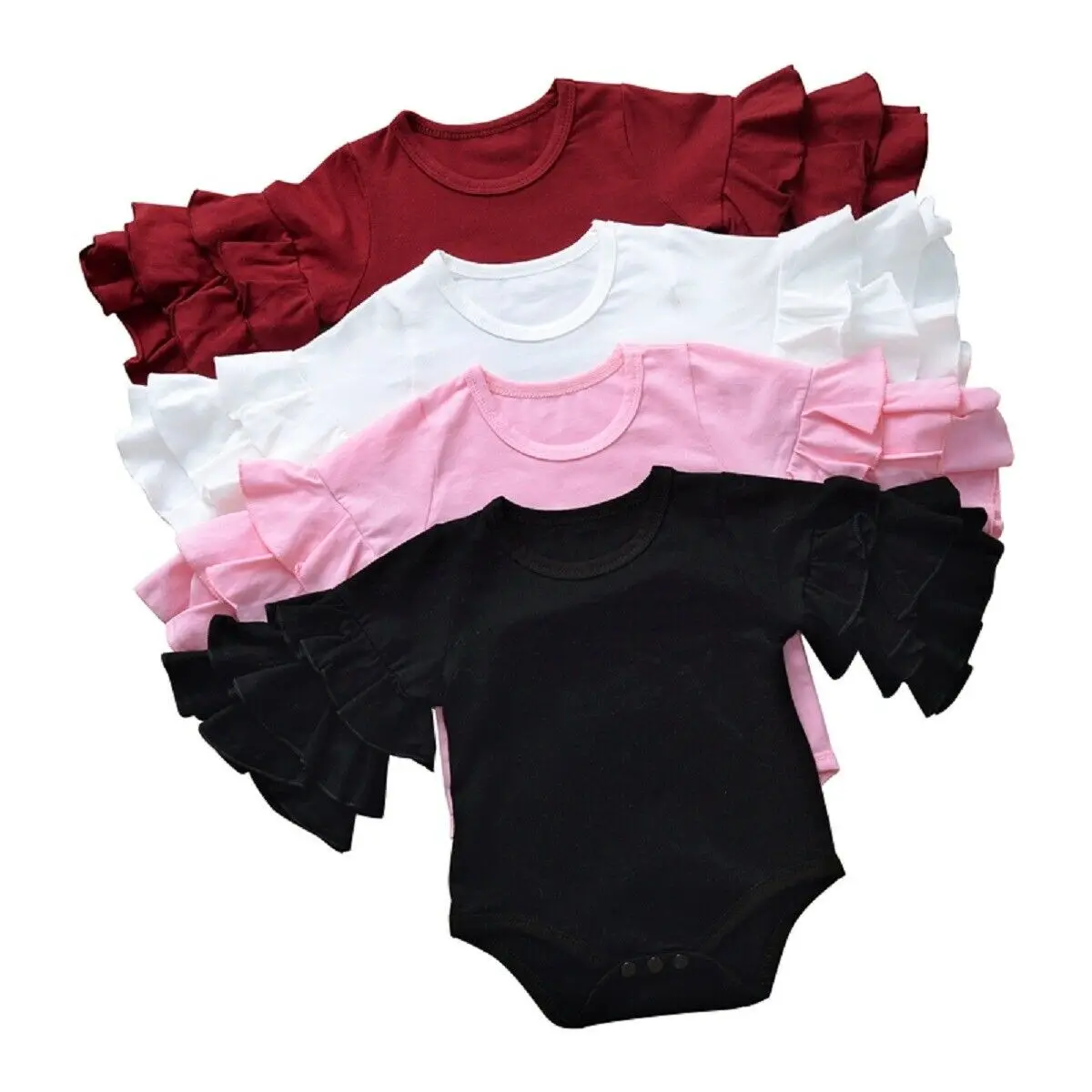 UK 4 цвета комбинезон для новорожденного малыша маленьких девочек одежда с