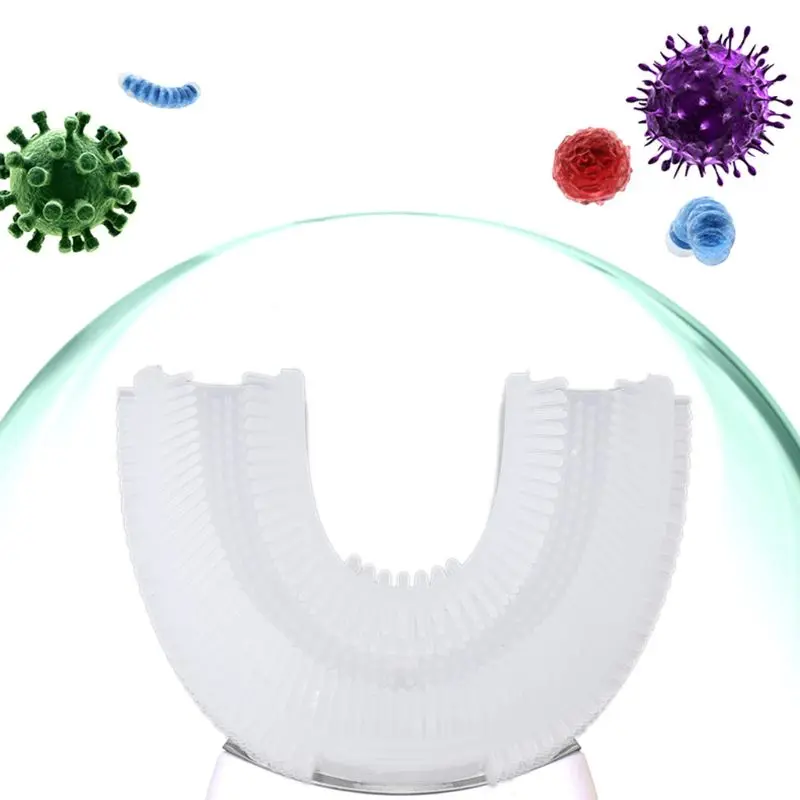 

Automatic Adult U-shaped Electric Toothbrush Sonic Whitening Waterproof Silicone Braces Ultrasonic Tooth Beauty Instrument
