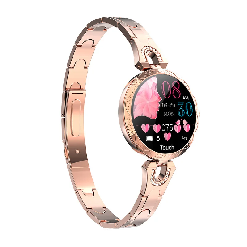 

AK15 Smart Watch Luxury Women 2019 New ladies fashion Waterproof blood pressure blood Bluetooth Fitness Tracker Bracelet