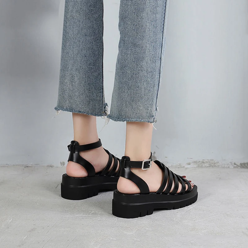 

Casual Shoes Women's Sandals for The Summer Shoes Woman Flats Platform Sandals Women's Fashion Summer 2021 Heel Sandal Woman New