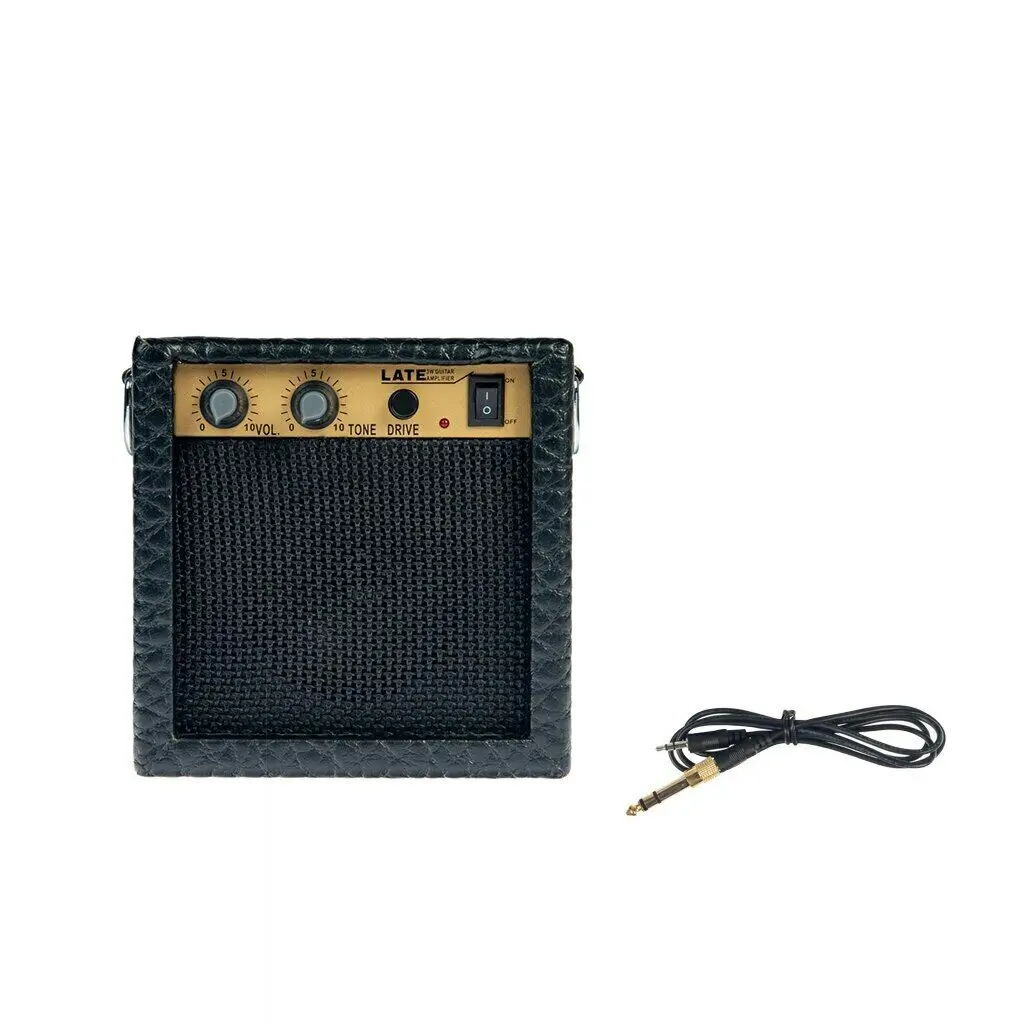 3W Electric Guitar Amp Amplifier Speaker Volume Tone Control Protable Mini Audio Bass | Спорт и развлечения