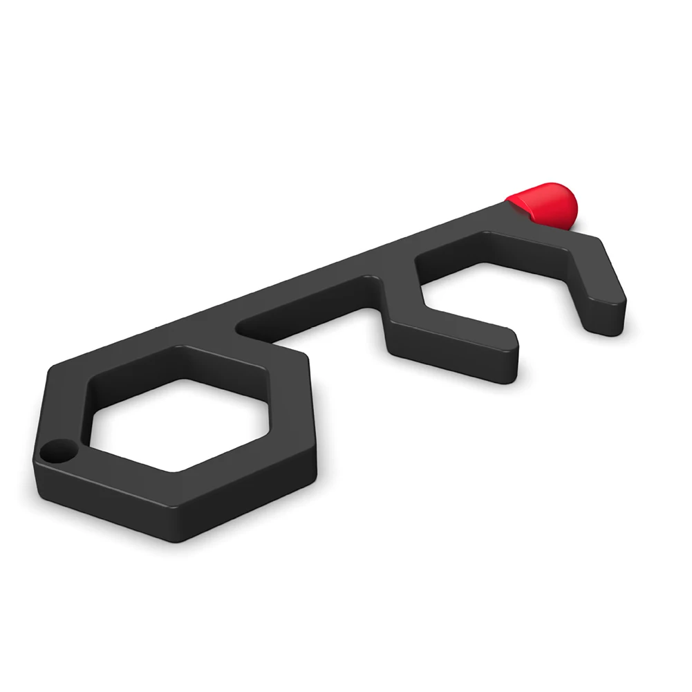 

Contactless Door Opener Tool with Stylus Tips for Push Elevator Buttons Screens AS99