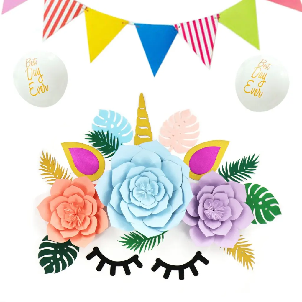 Фон для фотосъемки с изображением единорога детский душ украшение первого дня