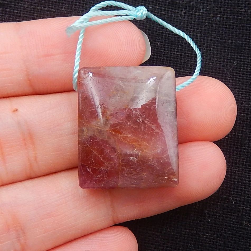 

Birthday Gift,Natural Tourmaline Fashion Pendant,Semi-precious stones jewelry accessories 21x17x9mm,7.3g