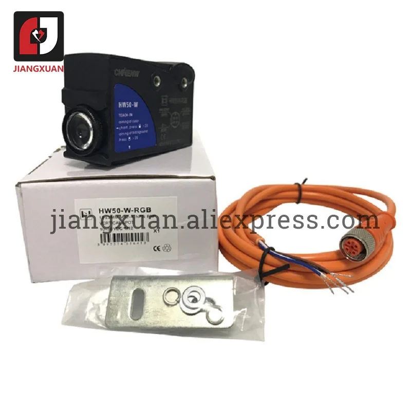 

CNHENW HW50-W-RGB Intelligent three-color light source color mark sensor