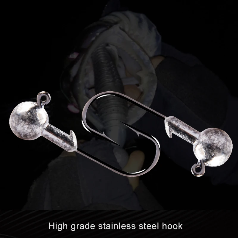 JIUYU 10pcs/Lot Exposed Lead Jig Head 1g -5g Hook Baits Fishing Hooks Jigging Luya Accessories Carp | Спорт и развлечения