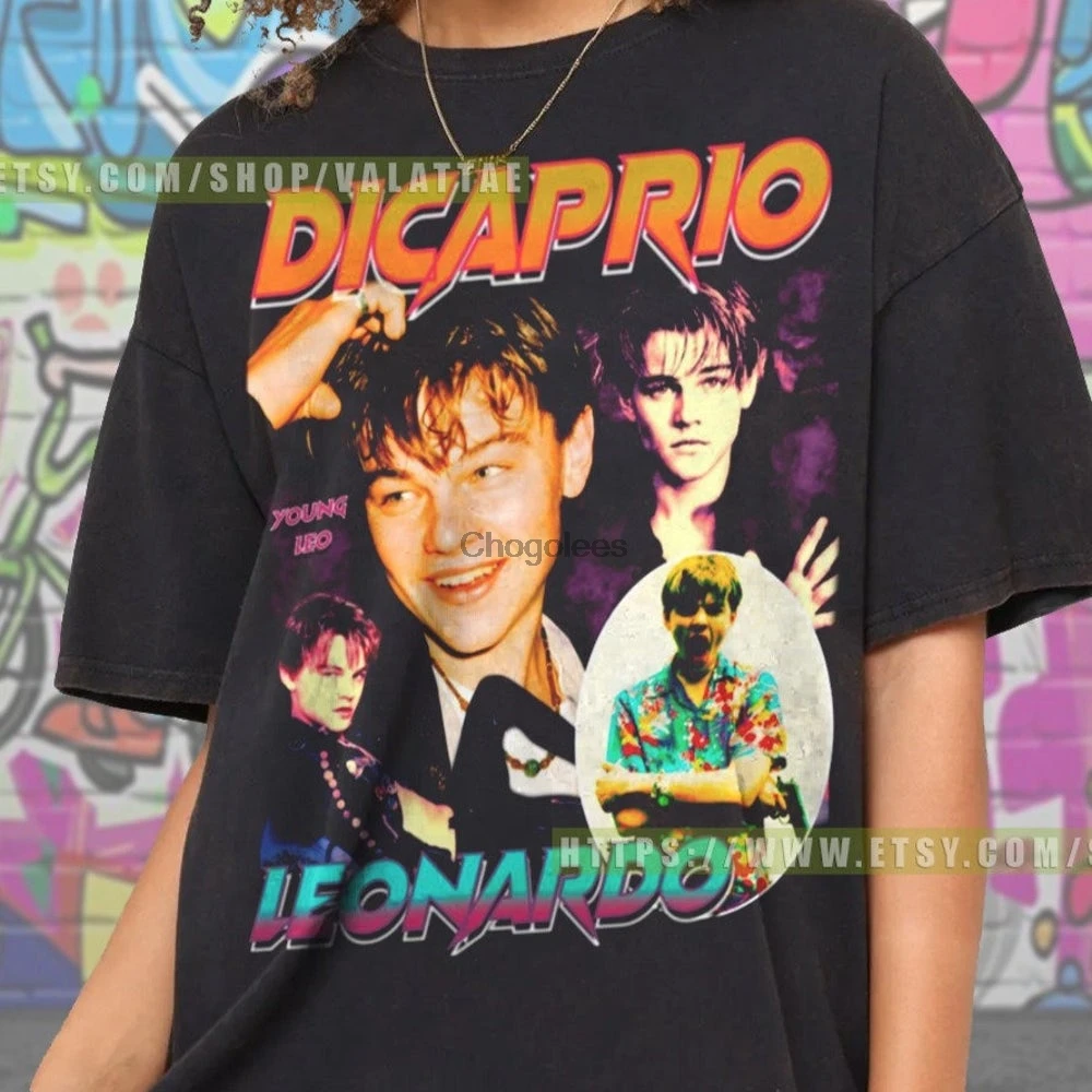 Футболка с изображением Леонардо ДиКаприо 1998 футболка фильма Титаник 90-х VT3041 -