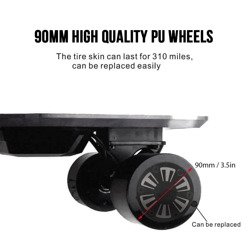 Электрический скейтборд с двойным двигателем 300 Вт Лонгборд высокая скорость 23