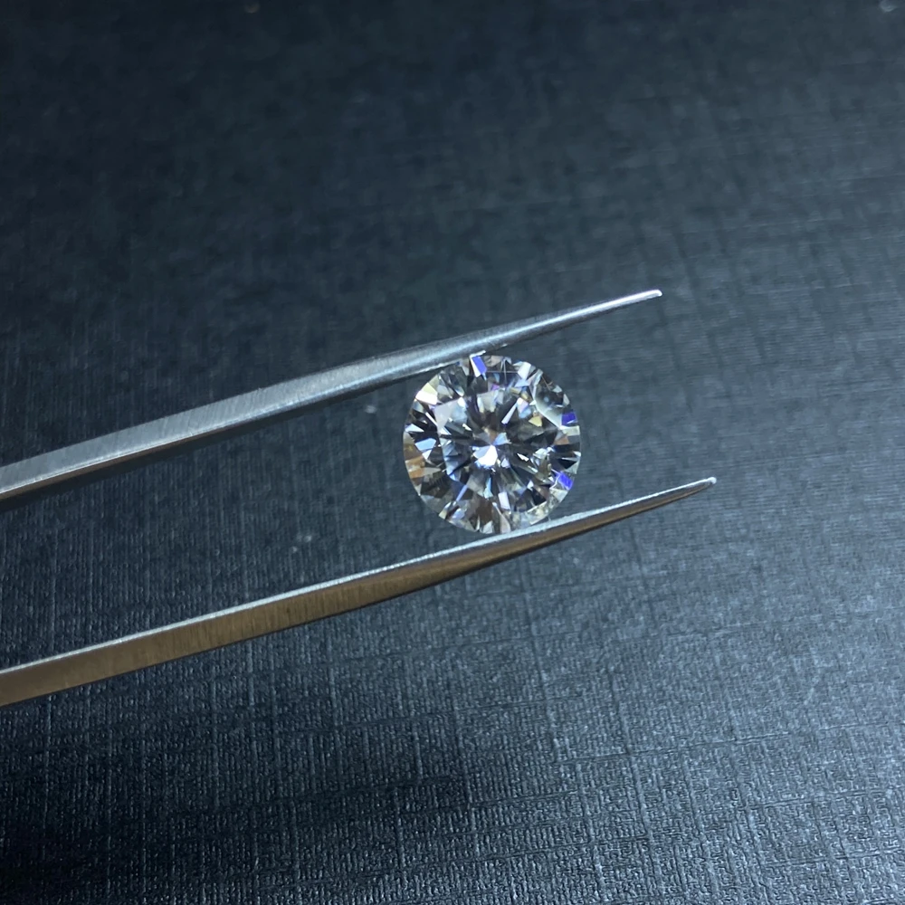 Lab Creat Loose Moissanite Diamond 0 5 карат мм Белый D Цвет отличная огранка VVS1 камень для серьги