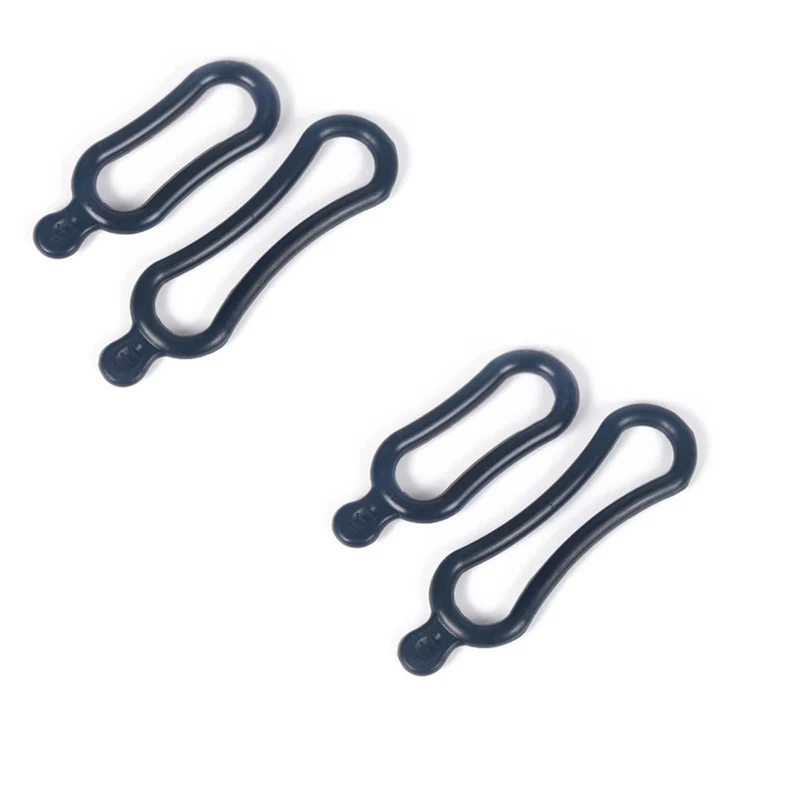 2pcs S 2pcs M 4 шт. компактное кольцо из силиконовой резины, велосипедный светодиодный фонарь для фар, крепёжные детали, ремешок для велосипеда MTB, аксессуары для велоспорта RR7395 - Цвет: 2pcs S 2pcs M