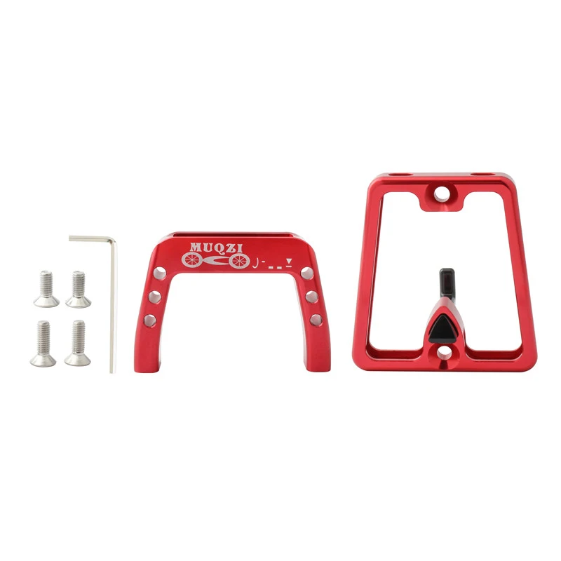 

Folding Bike Front Carrier Adapter Folding Bag Cargo Rack Bracket Aluminum Alloy Mount Base Brompton Bike Tools