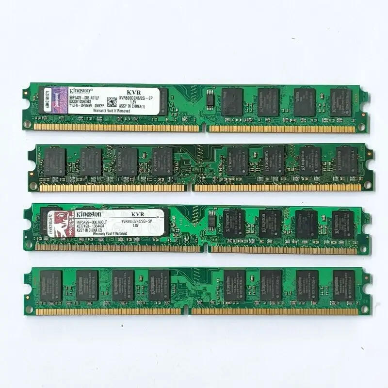 

Б/у память Kingston DDR2 PC2 1 ГБ/2 ГБ 800 МГц KVR800D2N6/2G для INTEL и AMD 1 ГБ 800 МГц Компьютерная память 2 Гб 6400