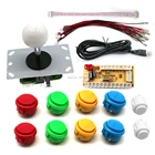 Аркадная игра DIY Kit Нулевая задержка USB Кнопка на плате контроллер Джойстик кодер для ПК Raspberry Pi SANWA Arcade Mame