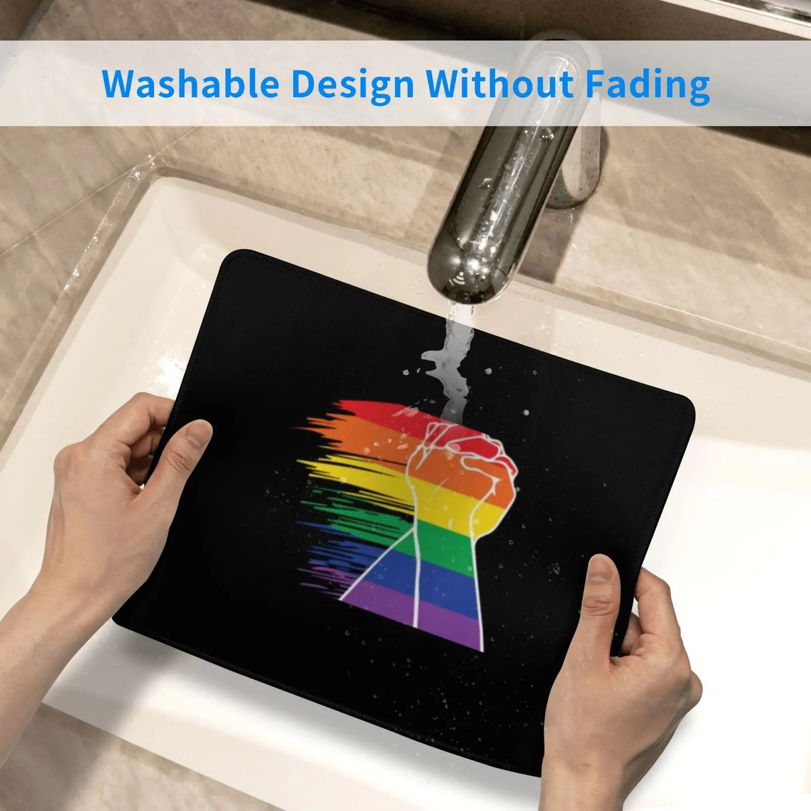 

Celebrate All Love Mouse Pad DIY Print Cushion Pride Peace Loveislove Rainbow Love