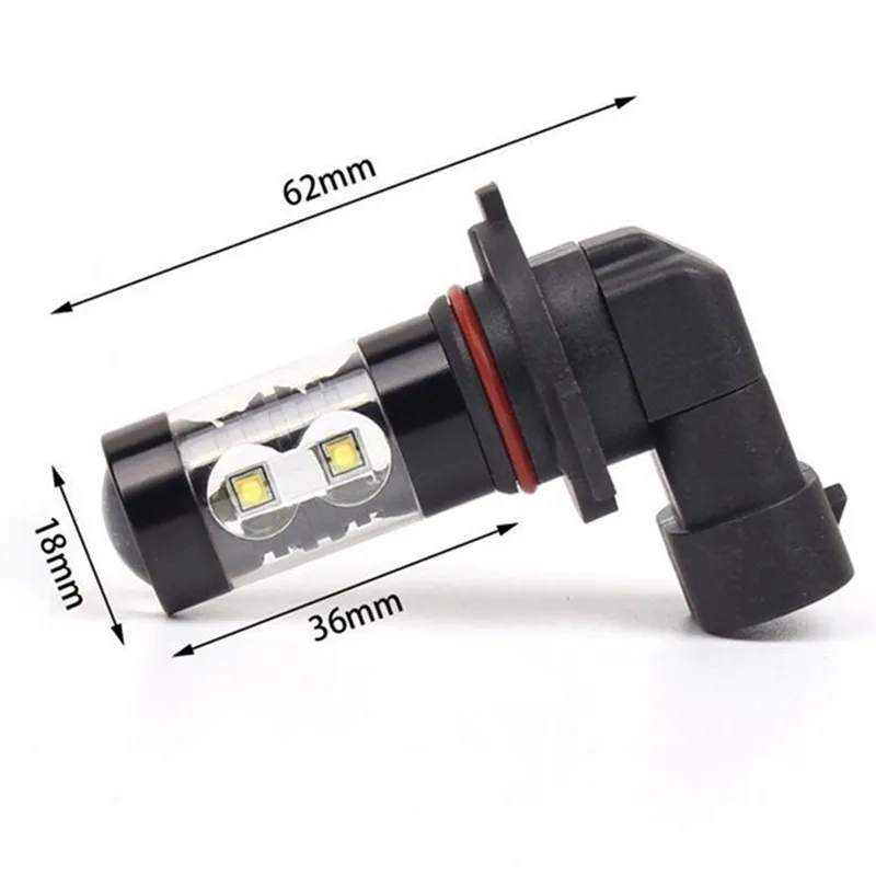 

2pcs 6000K 12V H8 LED Car Lights LED Bulbs 9005 HB3 9006 HB4 White Daytime Running Lights 1200Lm DRL Fog Light Driving Lamp