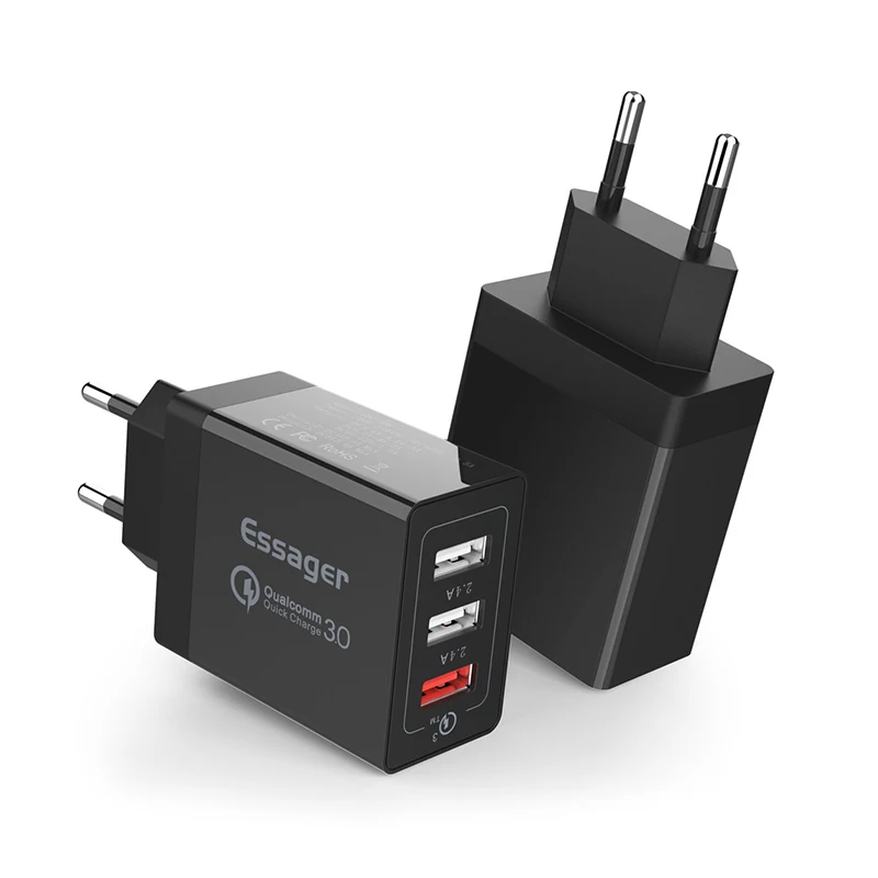 30 Вт USB зарядное устройство Быстрая зарядка QC 3 0 4 порт быстрая настенный адаптер