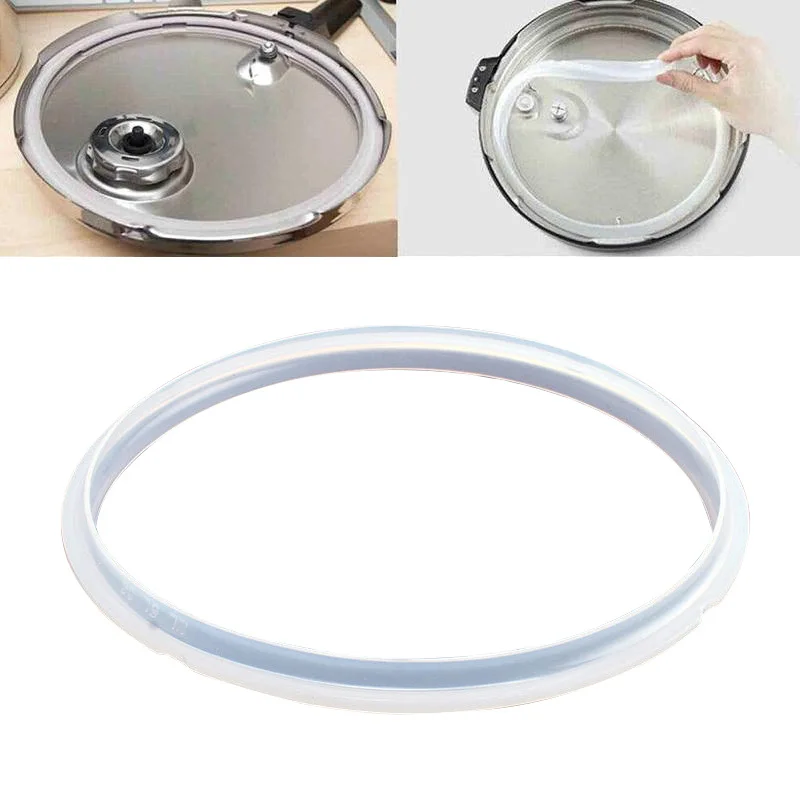 

1Pcs Silicone Rubber Gasket for Electric Pressure Cooker Replacement Cooker Lid Sealing Ring 2-8L Cooker Gaskets Accessories