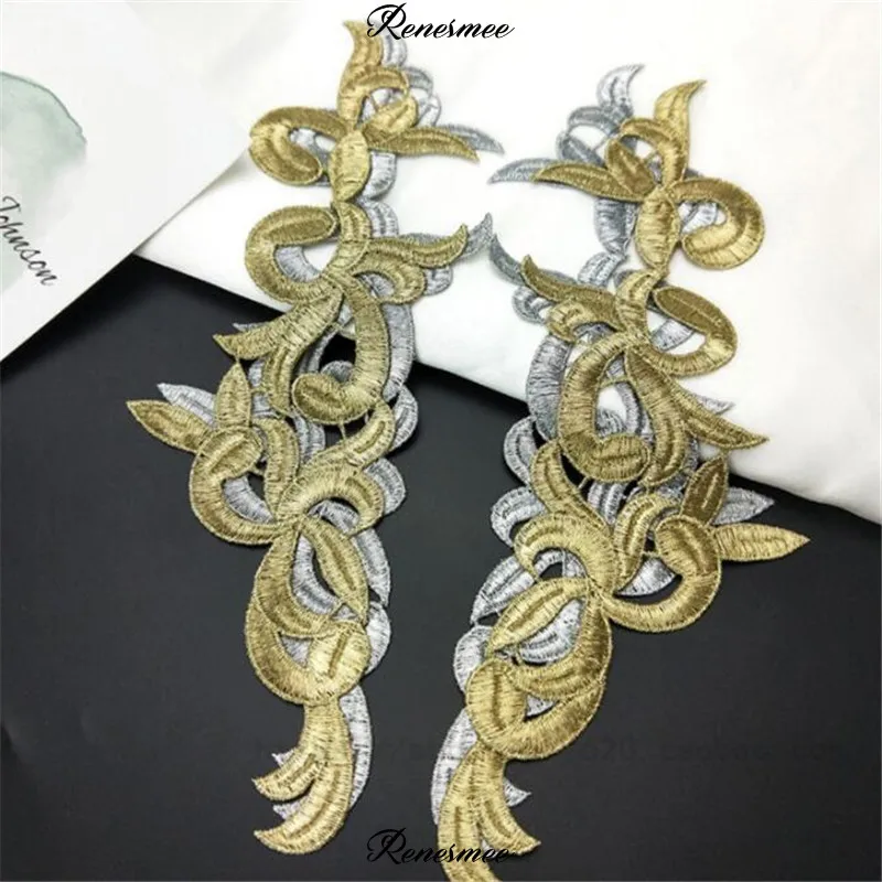 1 пара/2 шт. золотистые кружева | Дом и сад