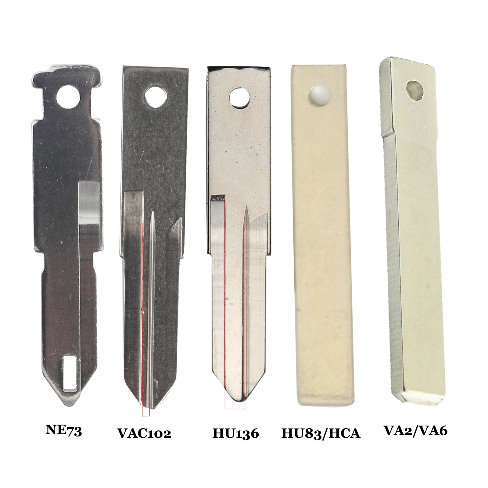 Jingyuqin VAC102 HU136 VA2/VA6 HU83 NE73 неразрезанный ключ для Renault Nissan peugeot Citroen дистанционный брелок ключ пустой
