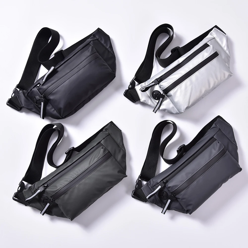 Купи Fashion Men's Waist Bag Fanny Pack Crossbody Bags for Women Chest Belt Bag Travel Outdoor Man Packs High Quality Waterproof bag за 621 рублей в магазине AliExpress