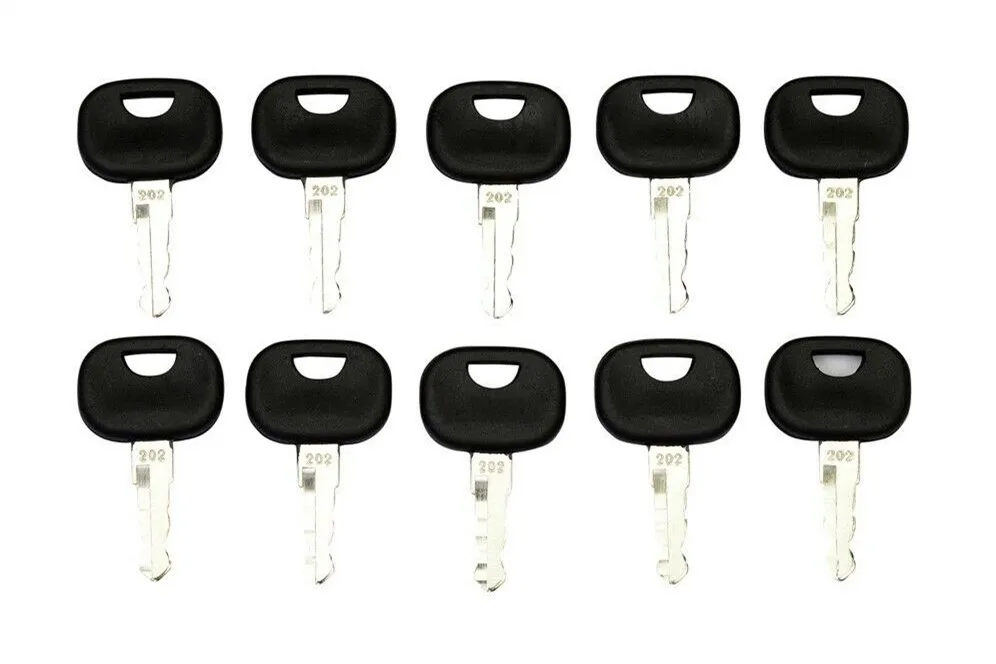 

10pc RE183935 New 202 Key Made to fit Various For Volvo Wheel Loader Models