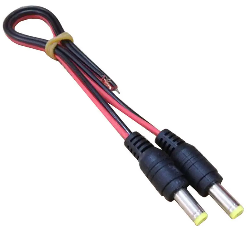 

10Pcs 5.5x2.1mm Male+Female DC Power Socket Jack Plug Connector Cable 12V
