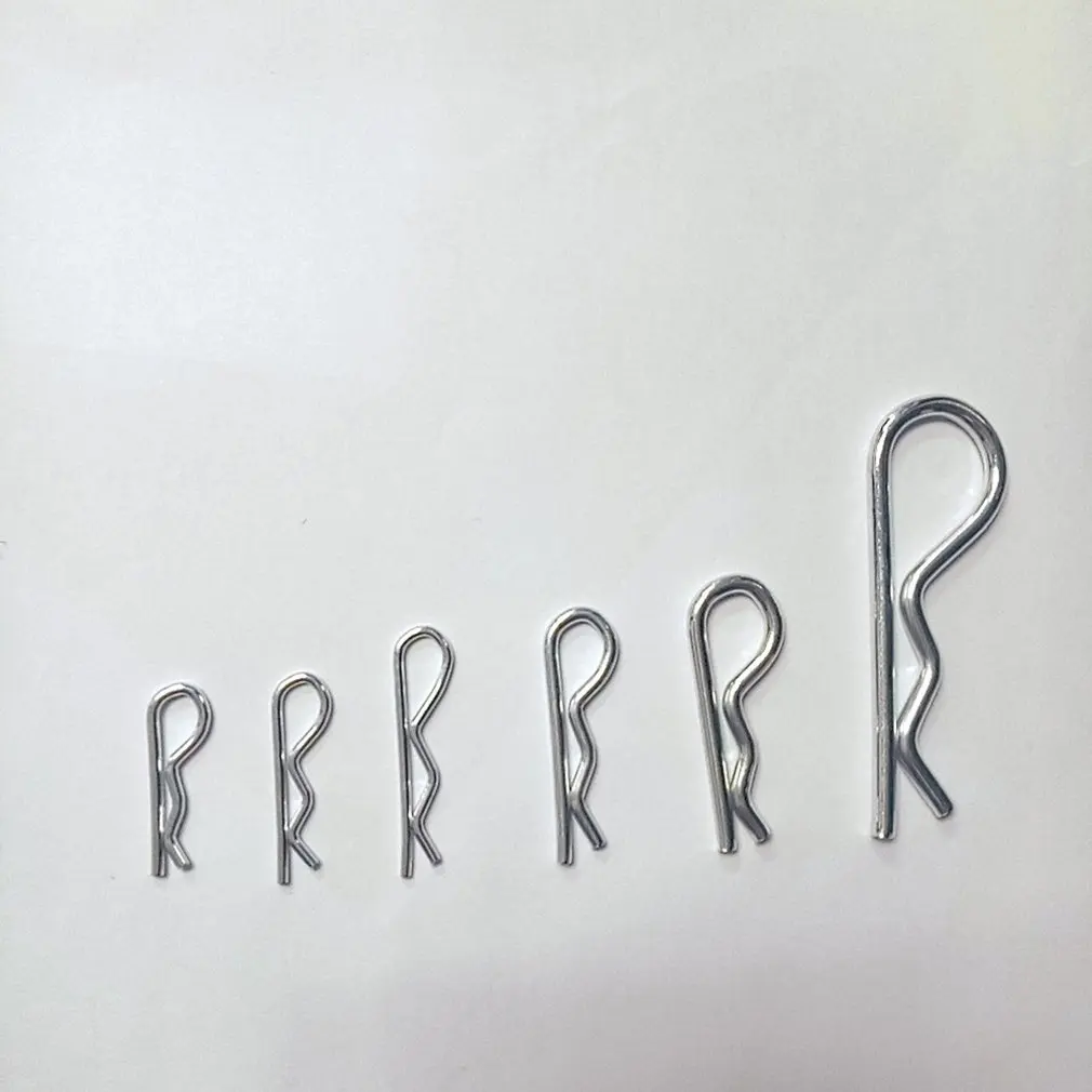 150PCS/SET Anti-Rust Hair Pin Hitch Retaining R Clip Lynch Cotter Spring Assorted Kit Split Pins Set Fastener | Обустройство дома