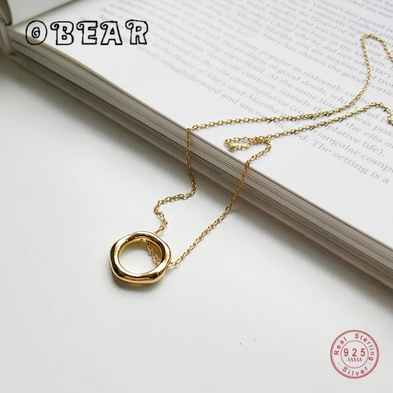 OBEAR 100% Стерлинговое Серебро 925 пробы модное дикое ажурное круглое необычное