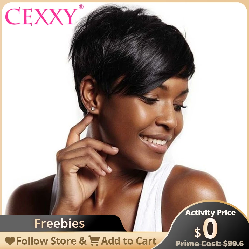 Парик фея перуанские короткие парики боб прямые 4 дюйма полноразмерные для